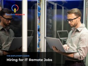 Business owner looking at his laptop