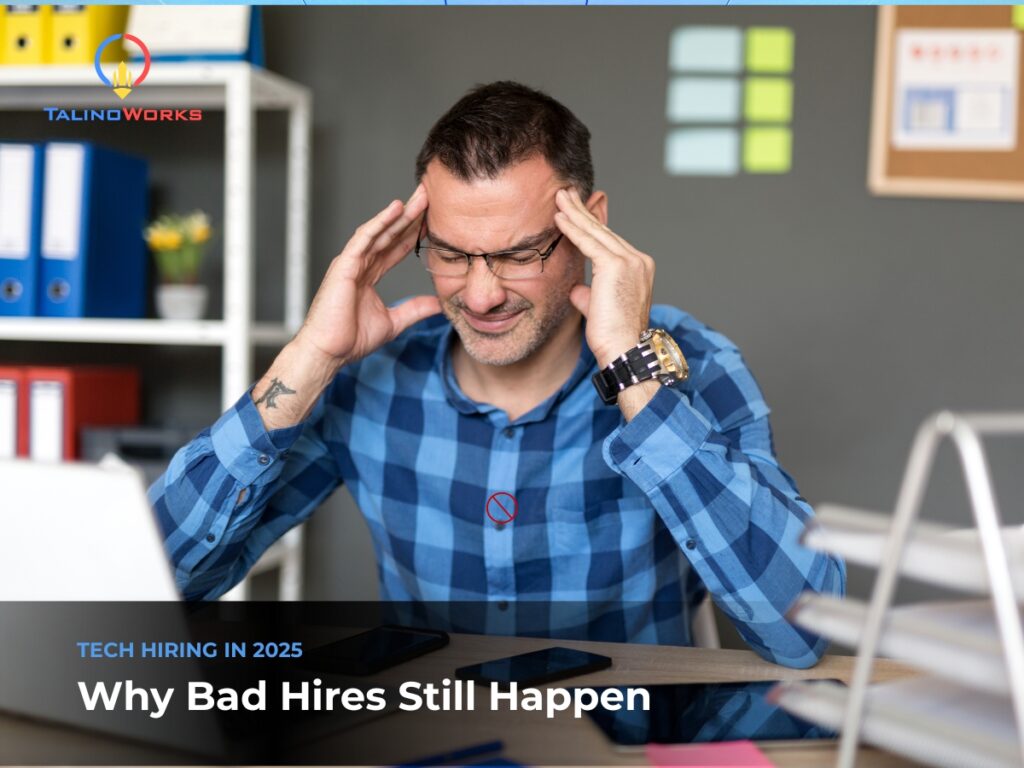 Business Owner experiencing headache in the office